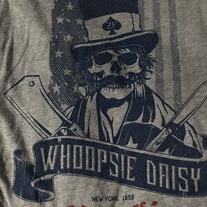 Gray Graphic Tee 5 Points NY 1855